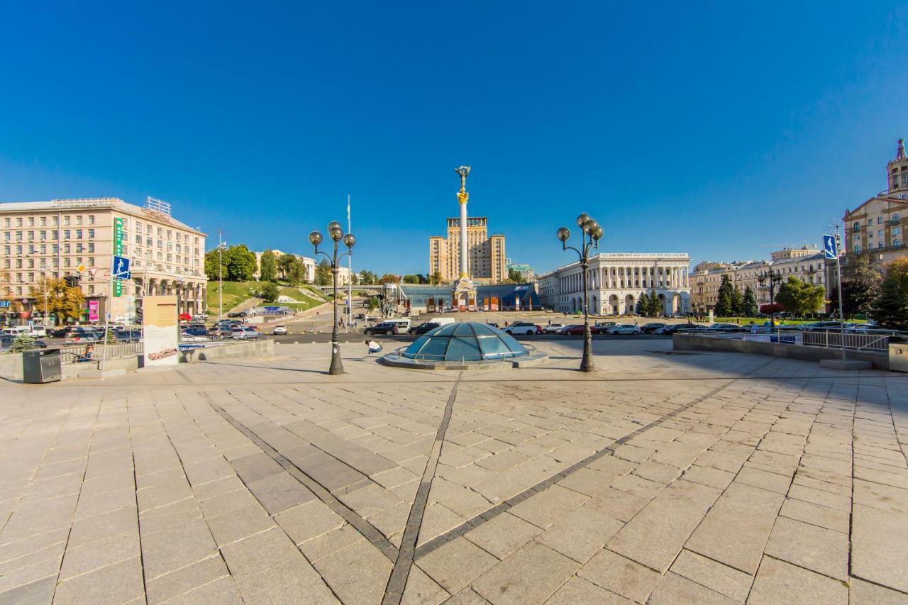 Однокімнатні Апартаменти На Майдані, Дистанційне Заселення 24Х7 เคียฟ ภายนอก รูปภาพ