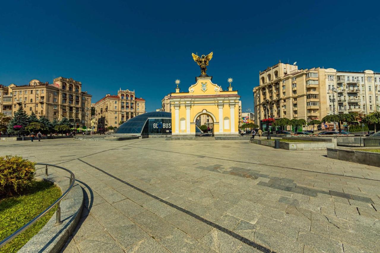 Однокімнатні Апартаменти На Майдані, Дистанційне Заселення 24Х7 เคียฟ ภายนอก รูปภาพ