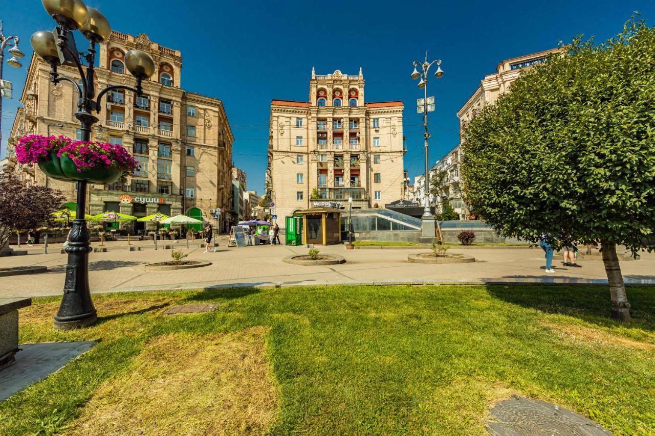 Однокімнатні Апартаменти На Майдані, Дистанційне Заселення 24Х7 เคียฟ ภายนอก รูปภาพ